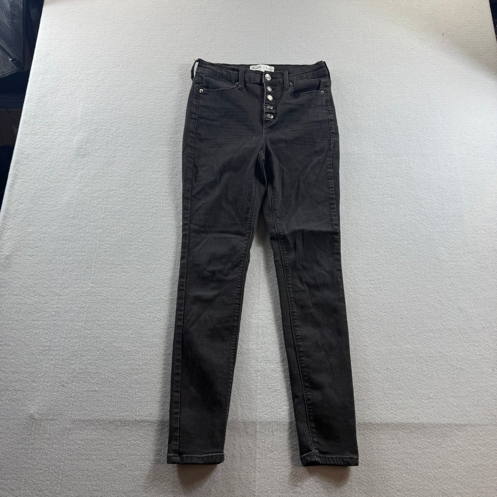 Mudd High-Rise Jegging Womens 7 Black FLX Stretch Button Fly